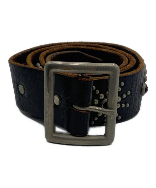 Hollywood Trading Company（ハリウッドトレーディングカンパニー）Hollywood Trading Company (ハリウッドトレーディングカンパニー) オーバーレイピーナッツスタッズベルト ブラックの古着・服飾アイテム