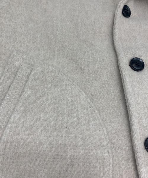 DANTON（ダントン）DANTON (ダントン) ウールモッサノーカラージャケット ベージュ サイズ:34の古着・服飾アイテム