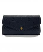 LOUIS VUITTONルイ ヴィトン）の古着「モノグラム・アンプラント ポルトフォイユ・サラ」｜ブラック