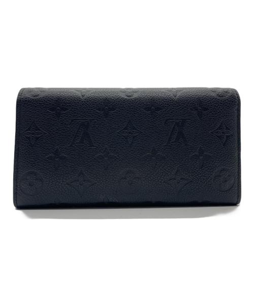 LOUIS VUITTON（ルイ ヴィトン）LOUIS VUITTON (ルイ ヴィトン) モノグラム・アンプラント ポルトフォイユ・サラ ブラックの古着・服飾アイテム