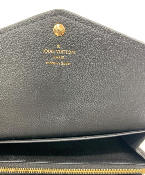 LOUIS VUITTON（ルイ ヴィトン）LOUIS VUITTON (ルイ ヴィトン) モノグラム・アンプラント ポルトフォイユ・サラ ブラックの古着・服飾アイテム