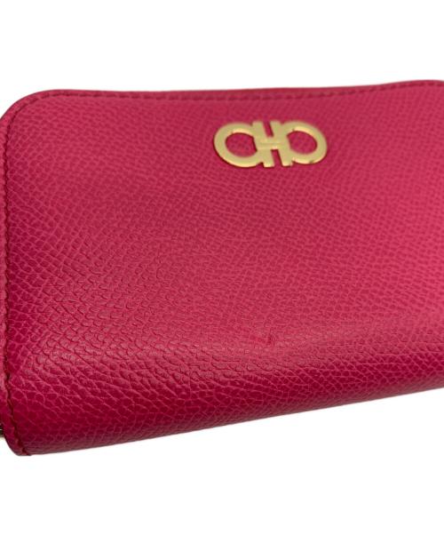 Salvatore Ferragamo（サルヴァトーレ フェラガモ）Salvatore Ferragamo (サルヴァトーレ フェラガモ) ガンチーニ コインケース ピンクの古着・服飾アイテム