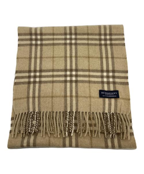 BURBERRY LONDON（バーバリーロンドン）BURBERRY LONDON (バーバリーロンドン) カシミアマフラー ブラウンの古着・服飾アイテム