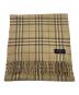 BURBERRY LONDON (バーバリーロンドン) カシミアマフラー ブラウン：6000円