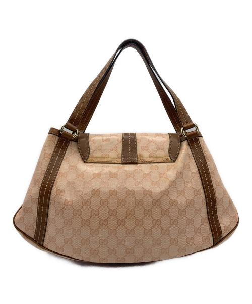GUCCI（グッチ）GUCCI (グッチ) GGクリスタル ハンドバッグ ピンクの古着・服飾アイテム