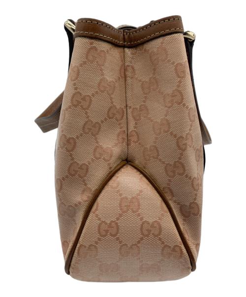 GUCCI（グッチ）GUCCI (グッチ) GGクリスタル ハンドバッグ ピンクの古着・服飾アイテム