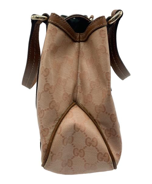 GUCCI（グッチ）GUCCI (グッチ) GGクリスタル ハンドバッグ ピンクの古着・服飾アイテム