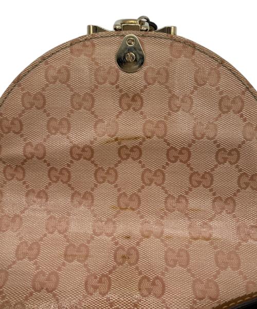 GUCCI（グッチ）GUCCI (グッチ) GGクリスタル ハンドバッグ ピンクの古着・服飾アイテム