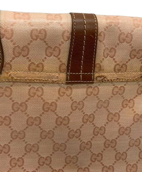 GUCCI（グッチ）GUCCI (グッチ) GGクリスタル ハンドバッグ ピンクの古着・服飾アイテム