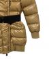 中古・古着 MONCLER (モンクレール) ダウンジャケット ベージュ サイズ:00：25000円