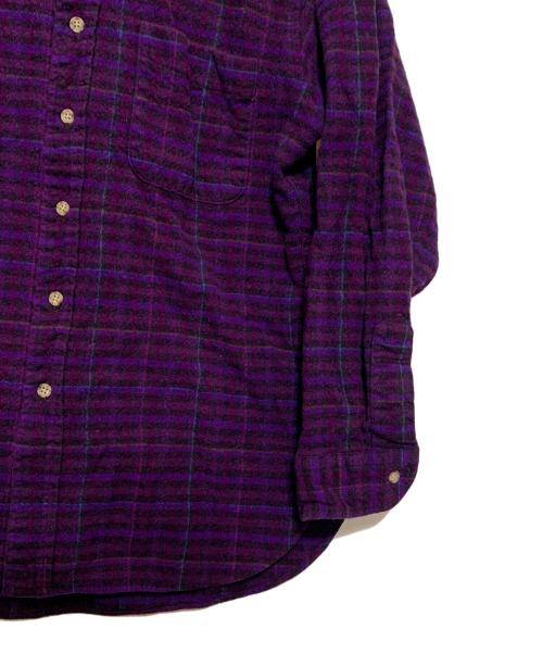PENDLETON（ペンドルトン）PENDLETON (ペンドルトン) ウールシャツ パープル サイズ:Lの古着・服飾アイテム