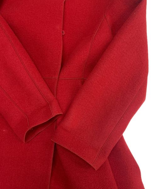 GIAMBATTISTA VALLi（ジャンバティスタ・バリ）GiAMBATTiSTA VALLi (ジャンバティスタ・バリ) ウールコート レッド サイズ:42/Ｓの古着・服飾アイテム