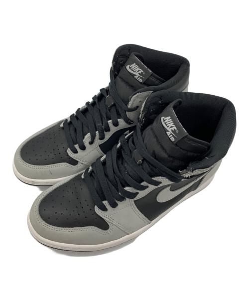 NIKE（ナイキ）NIKE (ナイキ) AIR JORDAN 1 HIGH OG SHADOW 2.0 グレー×ブラック サイズ:28の古着・服飾アイテム