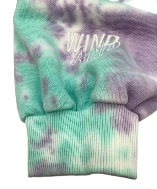 WIND AND SEA（ウィンダンシー）WIND AND SEA (ウィンダンシー) スウェットブルゾン グリーン×パープル サイズ:XLの古着・服飾アイテム