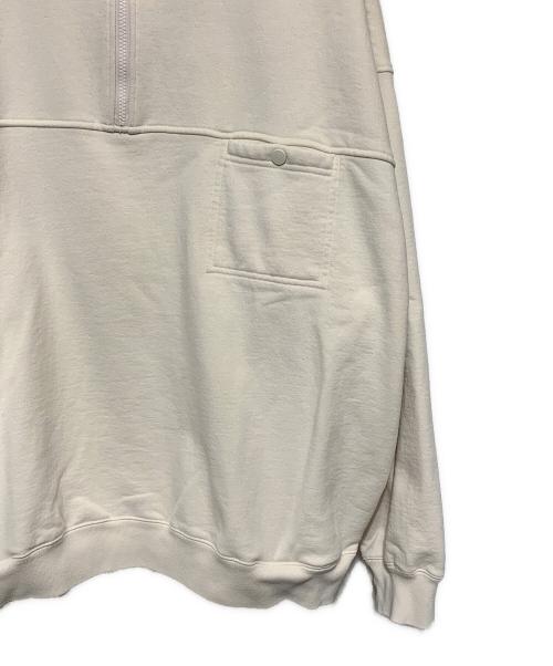 SUPREME（シュプリーム）SUPREME (シュプリーム) Washed Half Zip Pullover アイボリー×レッド サイズ:XXLの古着・服飾アイテム