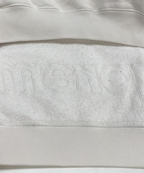 SUPREME（シュプリーム）SUPREME (シュプリーム) Washed Half Zip Pullover アイボリー×レッド サイズ:XXLの古着・服飾アイテム