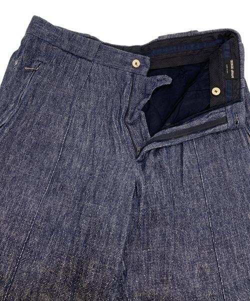 GIORGIO ARMANI（ジョルジョアルマーニ）GIORGIO ARMANI (ジョルジョアルマーニ) パンツ ブルー サイズ:52の古着・服飾アイテム