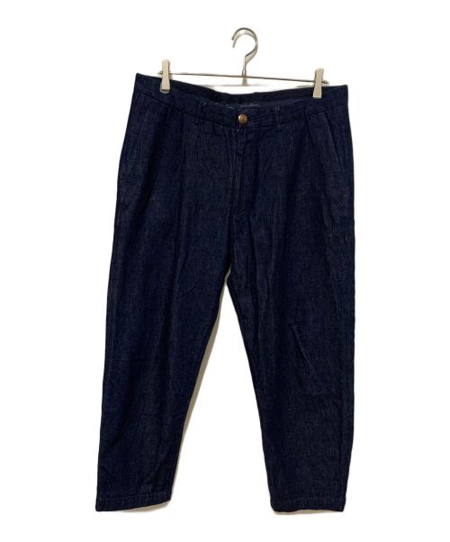 GIORGIO ARMANI（ジョルジョアルマーニ）GIORGIO ARMANI (ジョルジョアルマーニ) ワイドパンツ インディゴ サイズ:52の古着・服飾アイテム