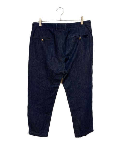 GIORGIO ARMANI（ジョルジョアルマーニ）GIORGIO ARMANI (ジョルジョアルマーニ) ワイドパンツ インディゴ サイズ:52の古着・服飾アイテム