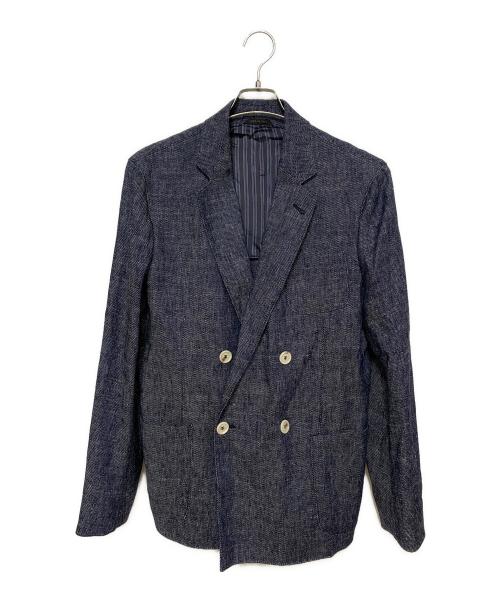 GIORGIO ARMANI（ジョルジョアルマーニ）GIORGIO ARMANI (ジョルジョアルマーニ) テーラードジャケット インディゴ サイズ:50の古着・服飾アイテム