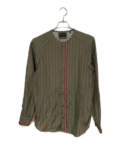 GIORGIO ARMANI（ジョルジョアルマーニ）GIORGIO ARMANI (ジョルジョアルマーニ) 長袖シャツ ベージュ サイズ:39の古着・服飾アイテム