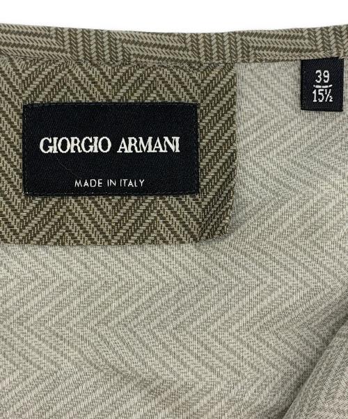 GIORGIO ARMANI（ジョルジョアルマーニ）GIORGIO ARMANI (ジョルジョアルマーニ) 長袖シャツ ベージュ サイズ:39の古着・服飾アイテム