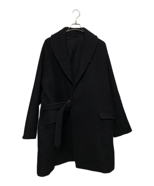 COMOLI（コモリ）COMOLI (コモリ) ウールショールカラーコート ネイビー サイズ:3の古着・服飾アイテム