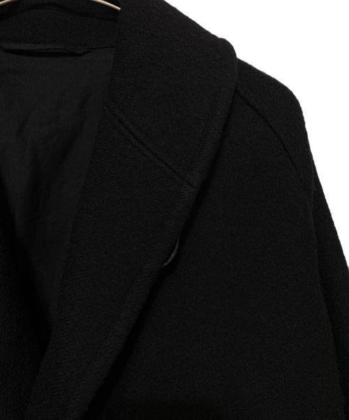 COMOLI（コモリ）COMOLI (コモリ) ウールショールカラーコート ネイビー サイズ:3の古着・服飾アイテム