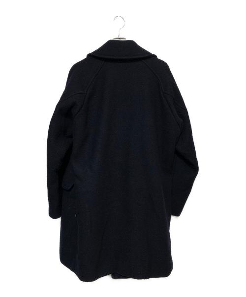 COMOLI（コモリ）COMOLI (コモリ) ウールショールカラーコート ネイビー サイズ:3の古着・服飾アイテム