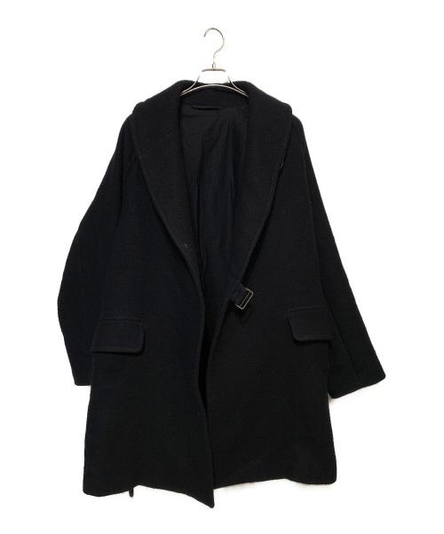 COMOLI（コモリ）COMOLI (コモリ) ウールショールカラーコート ネイビー サイズ:3の古着・服飾アイテム