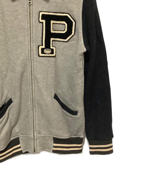 POLO RALPH LAUREN（ポロ・ラルフローレン）POLO RALPH LAUREN (ポロ・ラルフローレン) スタジャン グレー×ブラック サイズ:Mの古着・服飾アイテム