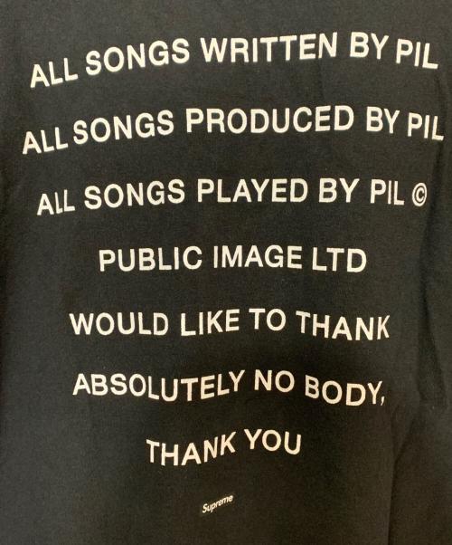 SUPREME（シュプリーム）Supreme (シュプリーム) PIL Tee ブラック サイズ:Lの古着・服飾アイテム