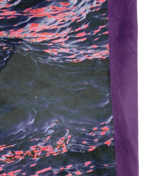 SUPREME（シュプリーム）Supreme (シュプリーム) Waves Zip Pullover パープル サイズ:Mの古着・服飾アイテム