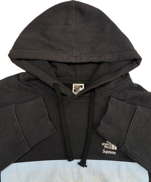 SUPREME（シュプリーム）Supreme (シュプリーム) THE NORTH FACE (ザ ノース フェイス) 22SS TNF Trekking Bandana Hooded Sweatshirt ブラック サイズ:Mの古着・服飾アイテム