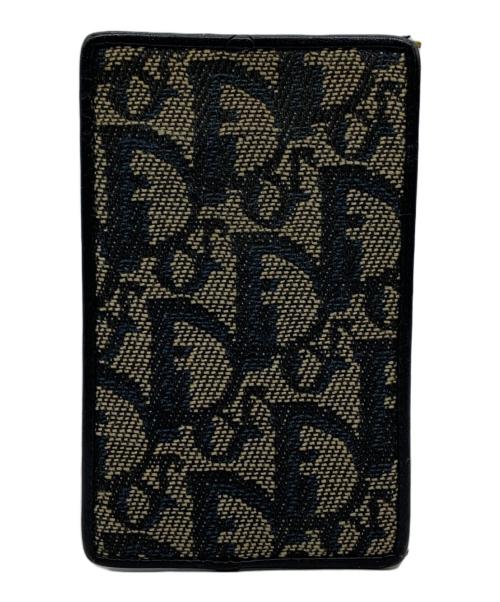 Christian Dior（クリスチャン ディオール）Christian Dior (クリスチャン ディオール) トロッター カードケース ネイビーの古着・服飾アイテム