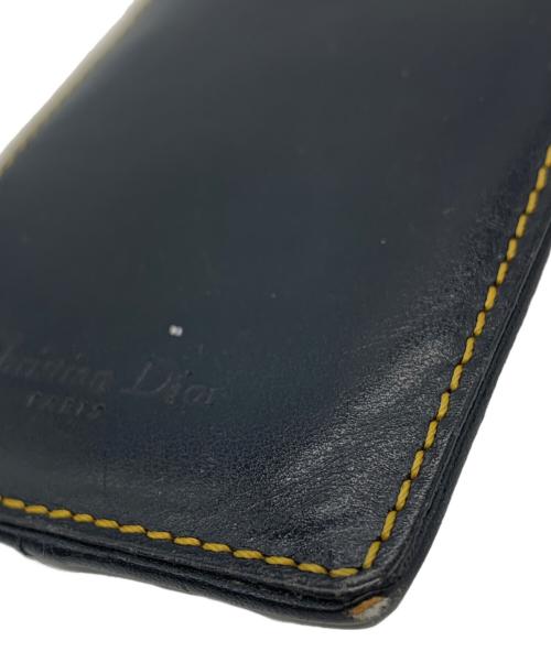 Christian Dior（クリスチャン ディオール）Christian Dior (クリスチャン ディオール) トロッター カードケース ネイビーの古着・服飾アイテム