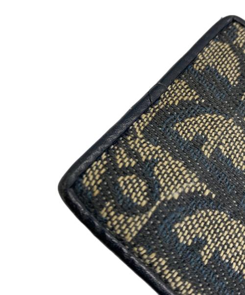 Christian Dior（クリスチャン ディオール）Christian Dior (クリスチャン ディオール) トロッター カードケース ネイビーの古着・服飾アイテム