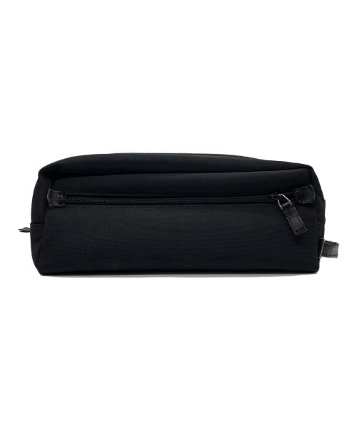 GUCCI（グッチ）GUCCI (グッチ) Clutch Bag Canvas Blackの古着・服飾アイテム