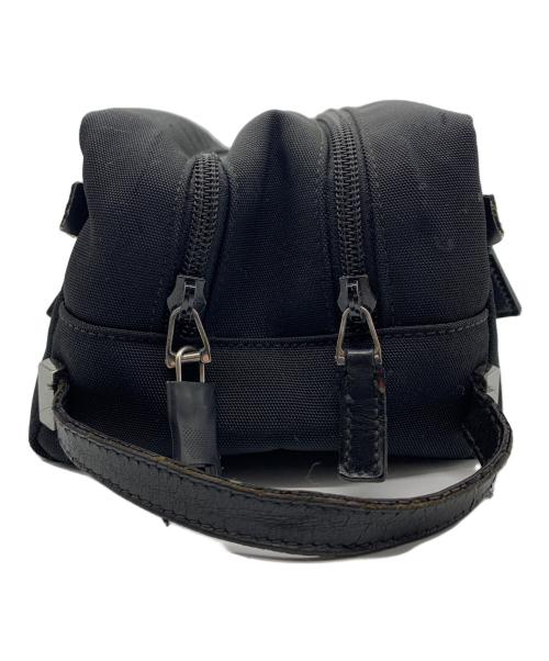 GUCCI（グッチ）GUCCI (グッチ) Clutch Bag Canvas Blackの古着・服飾アイテム