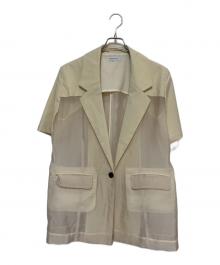 MAISON SPECIAL（メゾンスペシャル）の古着「シアーコンビジャケット」｜アイボリー