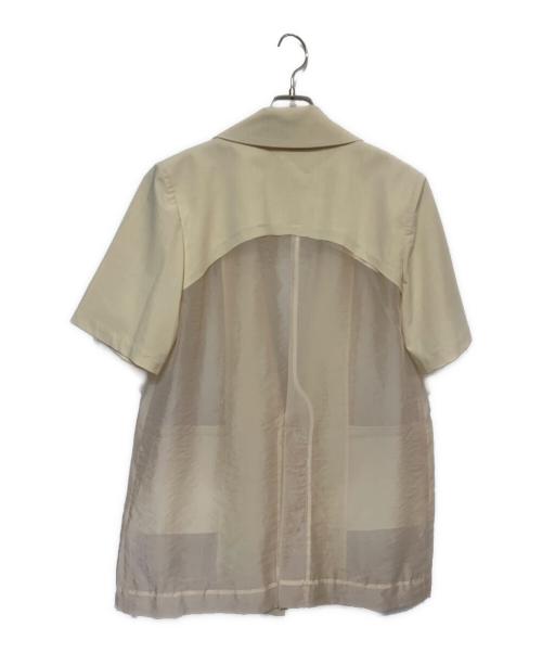MAISON SPECIAL（メゾンスペシャル）MAISON SPECIAL (メゾンスペシャル) シアーコンビジャケット アイボリー サイズ:Fの古着・服飾アイテム