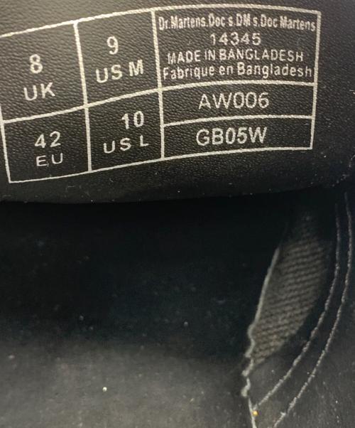 Dr.Martens（ドクターマーチン）Dr.Martens (ドクターマーチン) 1461 MONO 3ホールシューズ ブラック サイズ:UK8の古着・服飾アイテム