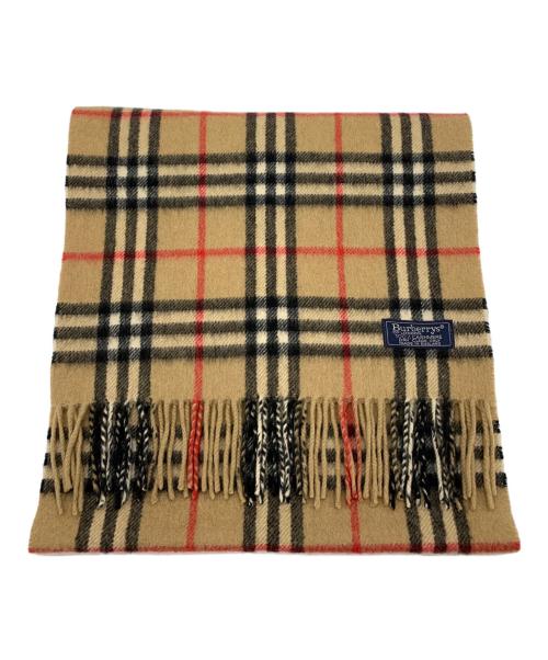 Burberry's（バーバリー）Burberry's (バーバリーズ) カシミアマフラー ブラウンの古着・服飾アイテム