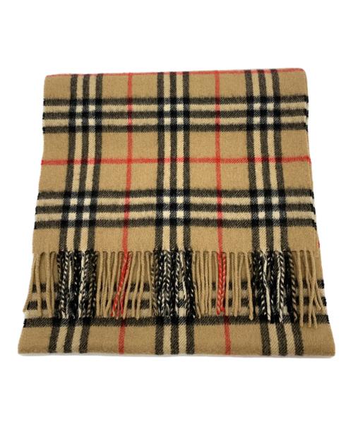 Burberry's（バーバリー）Burberry's (バーバリーズ) カシミアマフラー ブラウンの古着・服飾アイテム