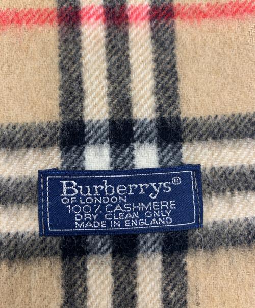 Burberry's（バーバリー）Burberry's (バーバリーズ) カシミアマフラー ブラウンの古着・服飾アイテム