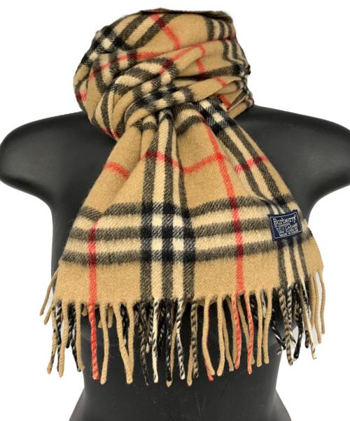 Burberry's（バーバリー）Burberry's (バーバリーズ) カシミアマフラー ブラウンの古着・服飾アイテム