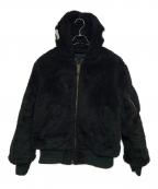 SUPREMEシュプリーム）の古着「Faux Fur Reversible MA-1」｜ブラック