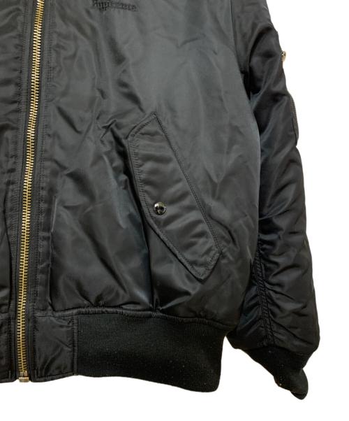 SUPREME（シュプリーム）SUPREME (シュプリーム) Faux Fur Reversible MA-1 ブラック サイズ:Mの古着・服飾アイテム