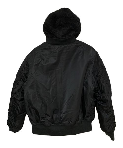 SUPREME（シュプリーム）SUPREME (シュプリーム) Faux Fur Reversible MA-1 ブラック サイズ:Mの古着・服飾アイテム
