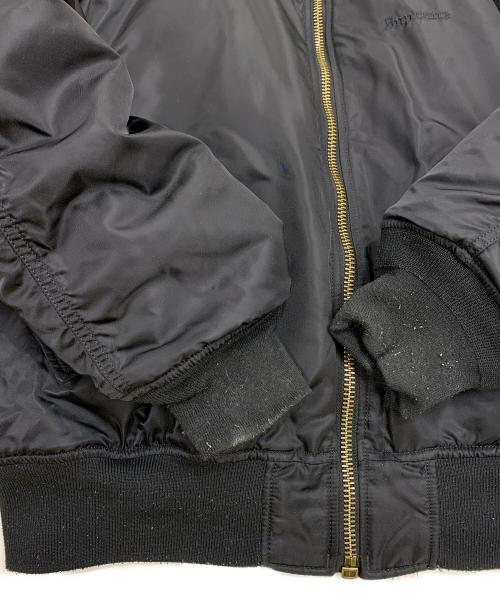 SUPREME（シュプリーム）SUPREME (シュプリーム) Faux Fur Reversible MA-1 ブラック サイズ:Mの古着・服飾アイテム
